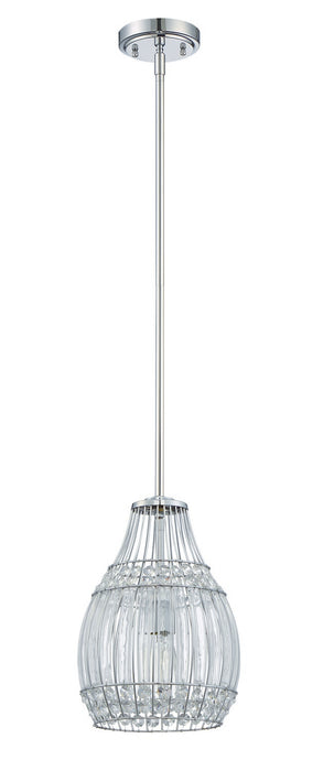 Craftmade P595CH1 One Light Mini Pendant, Chrome