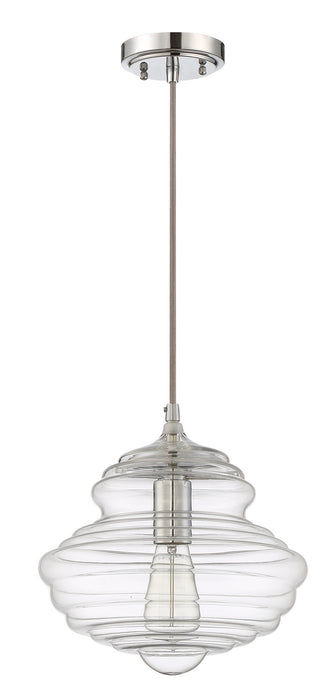 Craftmade P610CH1 One Light Mini Pendant, Chrome