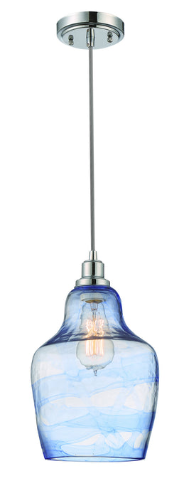 Craftmade P620CH1 One Light Mini Pendant, Chrome