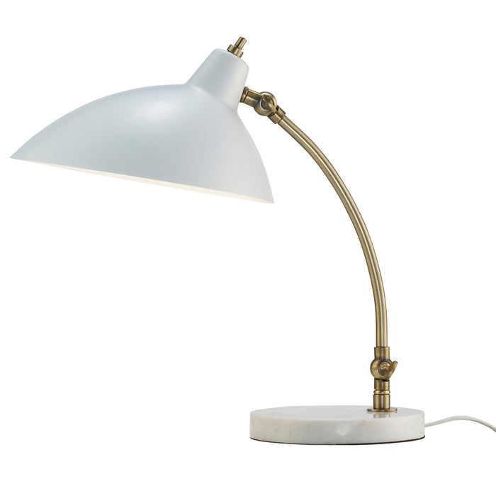 Adesso Home 3168-02 Desk Lamp, White Marble