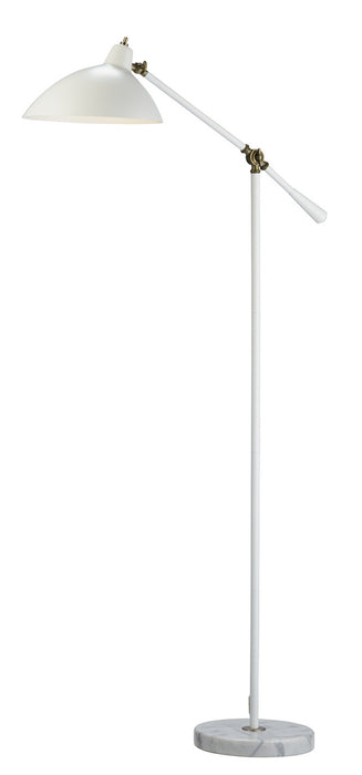 Adesso Home 3169-02 Floor Lamp, White Marble