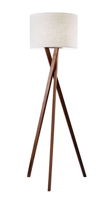 Adesso Home 3227-15 Floor Lamp, Walnut Wood