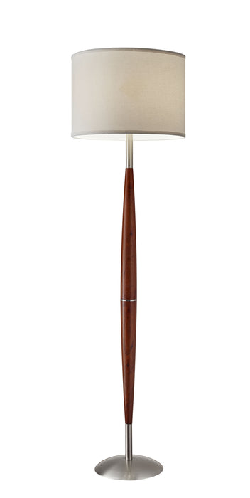 Adesso Home 3341-13 Floor Lamp, Brushed Steel