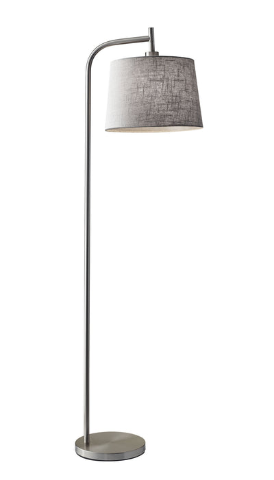 Adesso Home 4071-22 Floor Lamp, Brushed Steel
