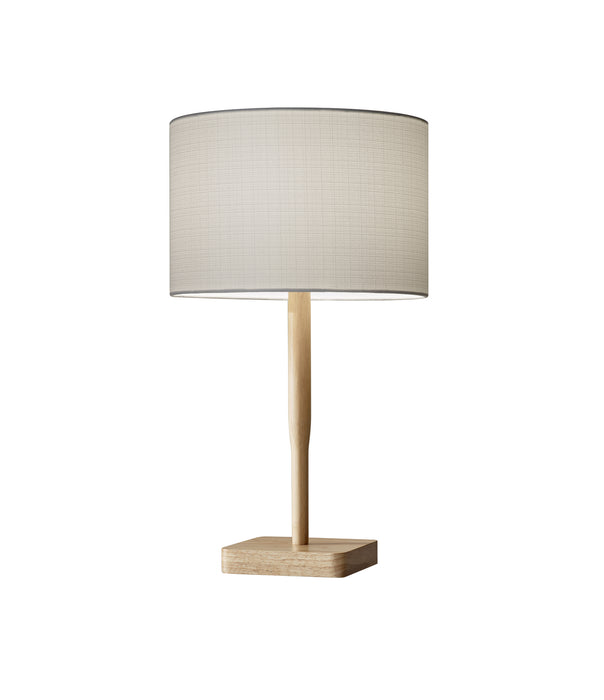 Adesso Home 4092-12 Table Lamp, Natural Rubber Wood