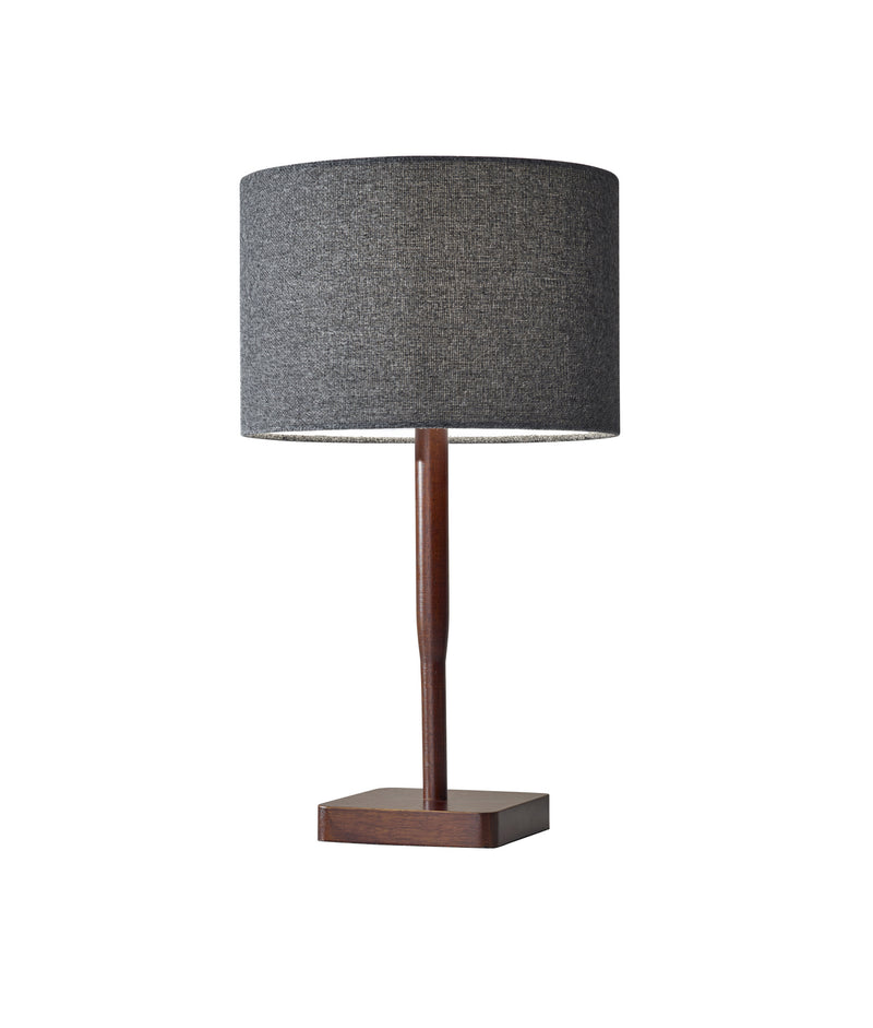 Adesso Home 4092-15 Table Lamp, Walnut Rubber Wood