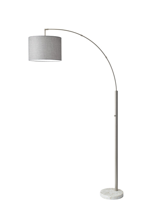 Adesso Home 4249-22 Arc Lamp, White Marble