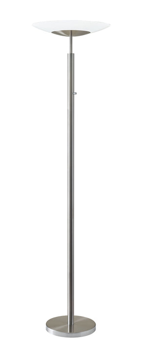 Adesso Home 5127-22 LED Torchiere, Brushed Steel