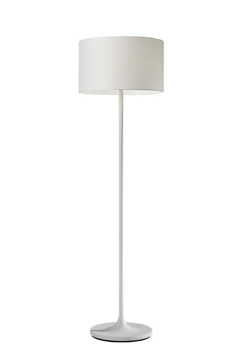 Adesso Home 6237-02 Floor Lamp, White Metal