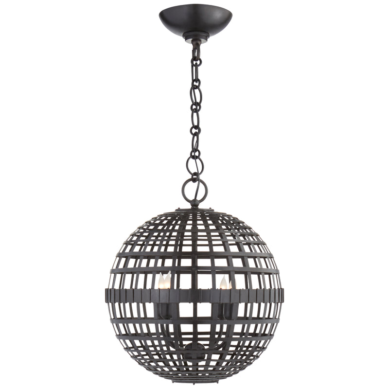Visual Comfort Signature ARN 5003AI Four Light Lantern, Aged Iron