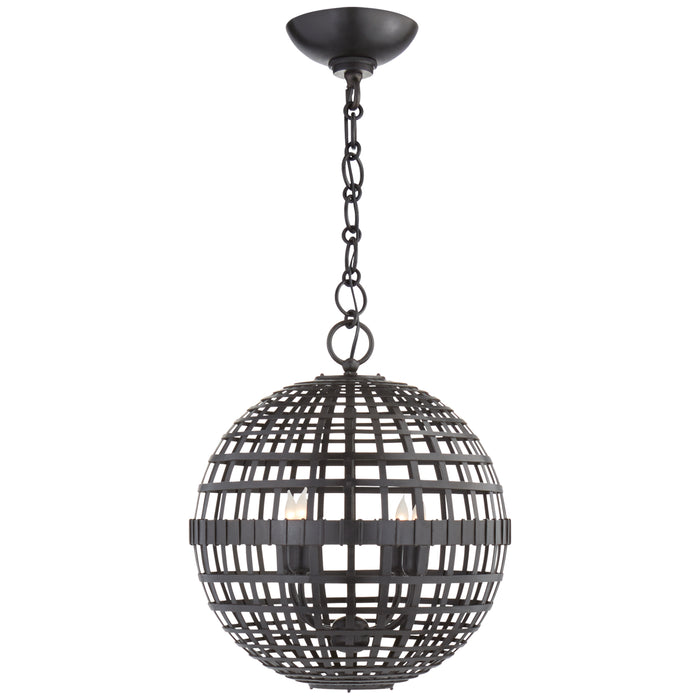 Visual Comfort Signature ARN 5003AI Four Light Lantern, Aged Iron