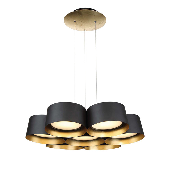 Modern Forms PD-52724-GL LED Chandelier, Gold Leaf/Bronze