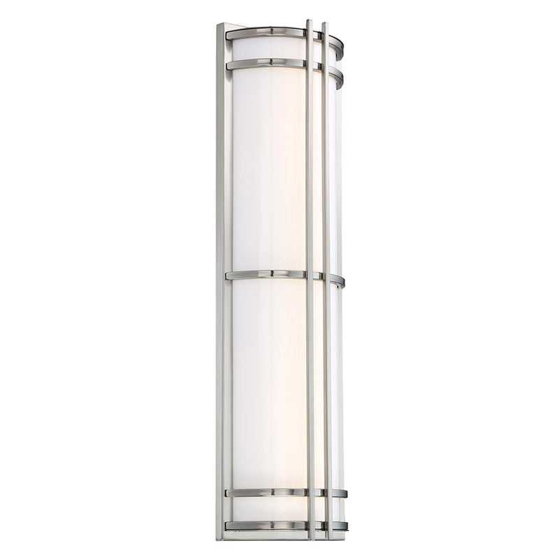 Modern Forms WS-W68627-SS LED Outdoor Wall Sconce, Stainless Steel