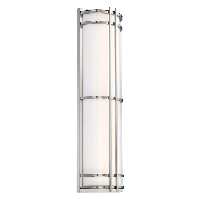 Modern Forms WS-W68627-SS LED Outdoor Wall Sconce, Stainless Steel