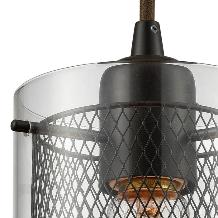ELK Home 10448/3LP Three Light Pendant, Oil Rubbed Bronze
