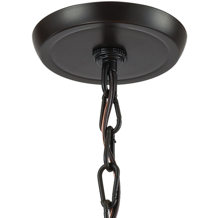 ELK Home 10711/3 Three Light Chandelier, Oil Rubbed Bronze