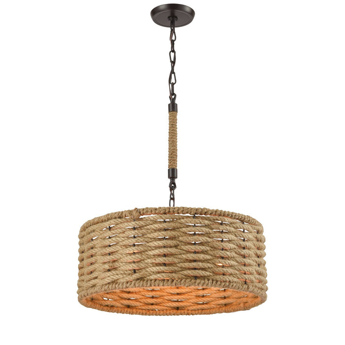 ELK Home 10711/3 Three Light Chandelier, Oil Rubbed Bronze
