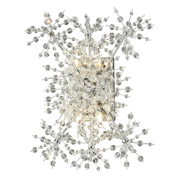 ELK Home 11890/4 Four Light Wall Sconce, Polished Chrome