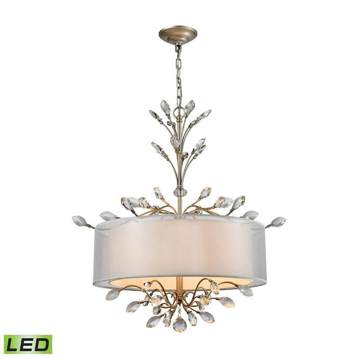 ELK Home 16282/4-LED LED Chandelier, Aged Silver