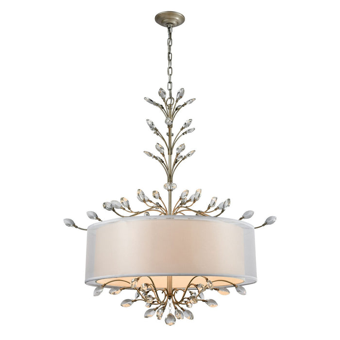 ELK Home 16283/6 Six Light Chandelier, Aged Silver