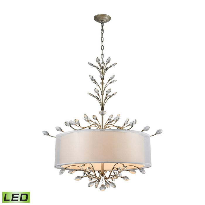 ELK Home 16283/6-LED LED Chandelier, Aged Silver