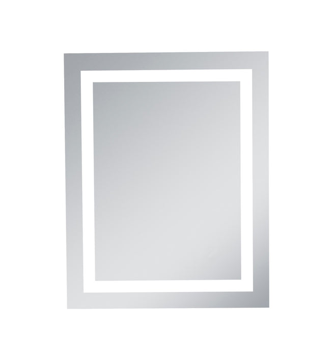 Elegant Lighting MRE-6003 LED Mirror, glossy white