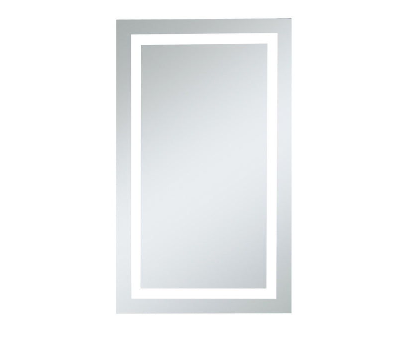 Elegant Lighting MRE-6004 LED Mirror, glossy white