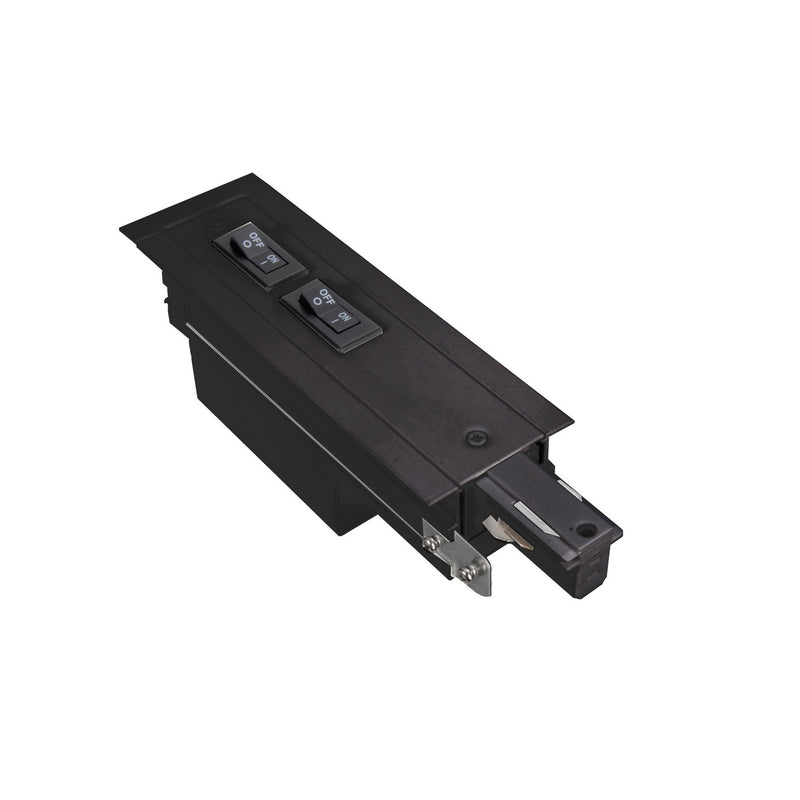 W.A.C. Lighting WEDR-RT-1A-BK Track Accessory, Black
