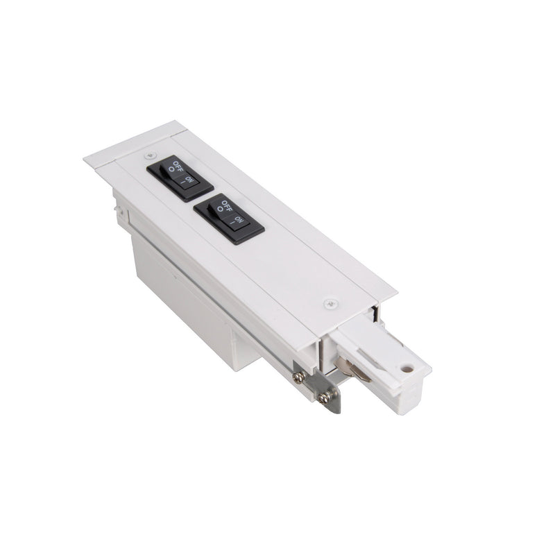 W.A.C. Lighting WEDR-RT-1A-WT Track Accessory, White