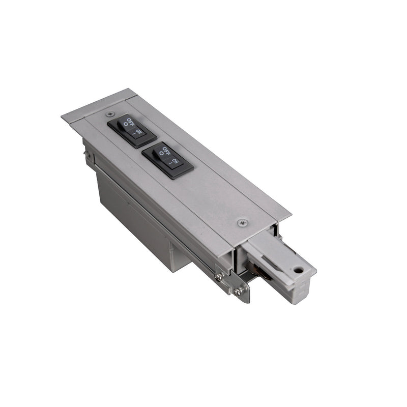 W.A.C. Lighting WEDR-RT-2A-PT Live End Connector, Platinum