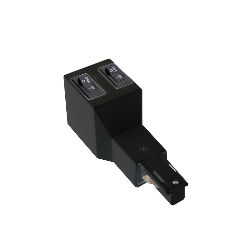 W.A.C. Lighting WHEDR-2A-BK Track Accessory, Black