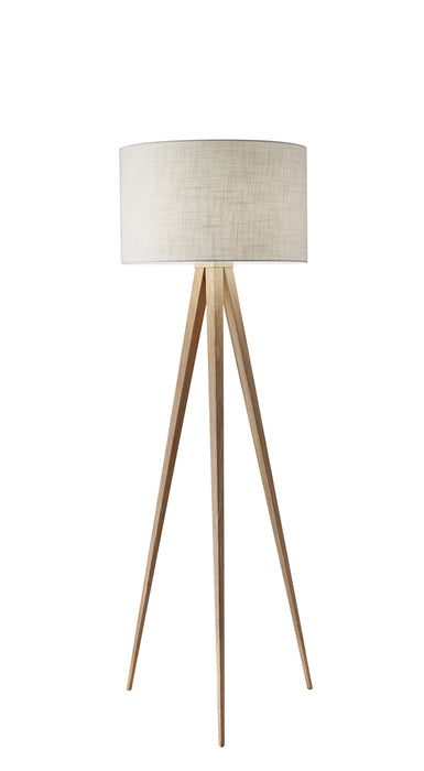 Adesso Home 6424-12 Floor Lamp, Natural Wood