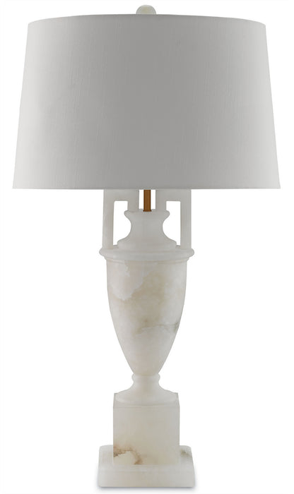 Currey and Company 6000-0035 One Light Table Lamp, Natural/Coffee Bronze