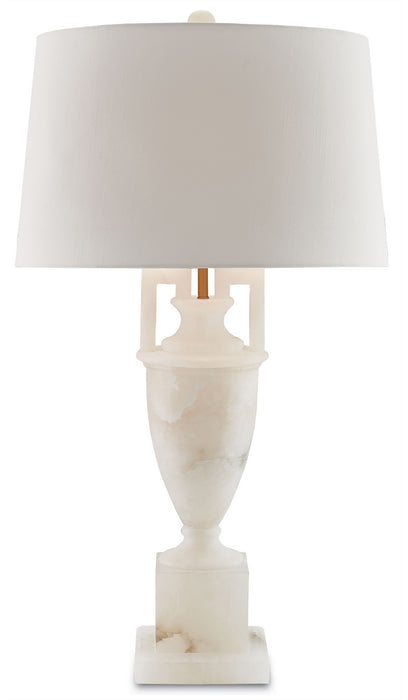Currey and Company 6000-0035 One Light Table Lamp, Natural/Coffee Bronze