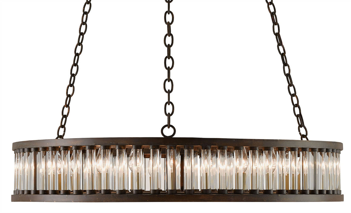 Currey and Company 9000-0045 24 Light Chandelier, Bronze Verdigris