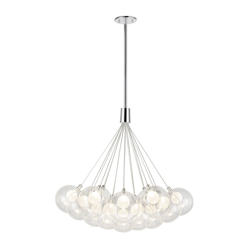 Kuzco Lighting CH3128 LED Chandelier, Chrome