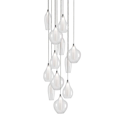 Kuzco Lighting MP3012 LED Pendant, Chrome