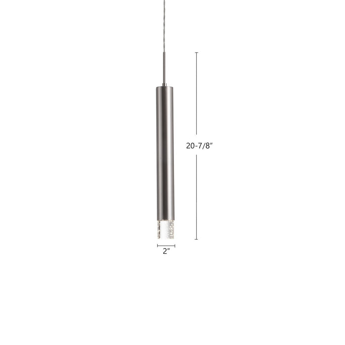 Kuzco Lighting PD7716-BN LED Pendant, Brushed Nickel