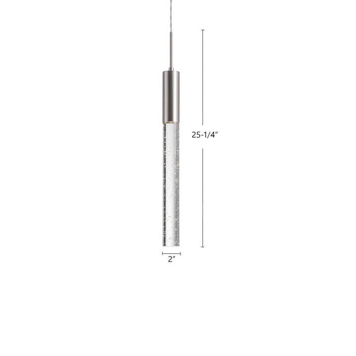 Kuzco Lighting PD7721-BN LED Pendant, Brushed Nickel