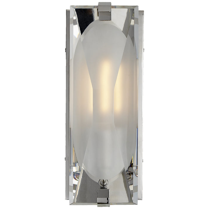 Visual Comfort Signature KS 2060PN-CG One Light Bath Sconce, Polished Nickel