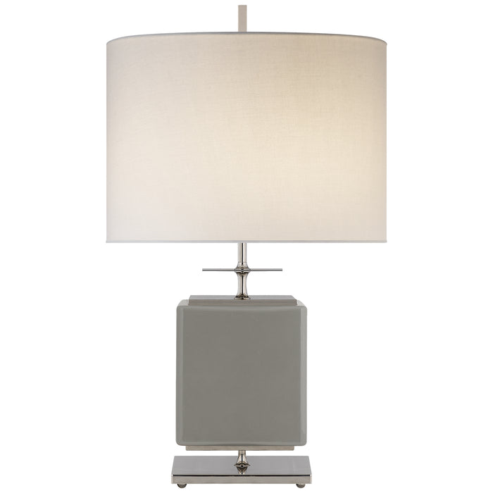 Visual Comfort Signature KS 3043GRY-L One Light Table Lamp, Grey