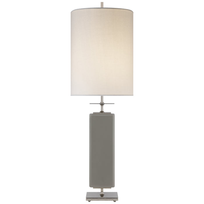 Visual Comfort Signature KS 3044GRY-L One Light Table Lamp, Grey