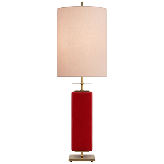 Visual Comfort Signature KS 3044MSH-PK One Light Table Lamp, Maraschino