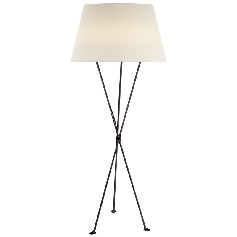 Visual Comfort Signature ARN 1027AI-L One Light Floor Lamp, Aged Iron