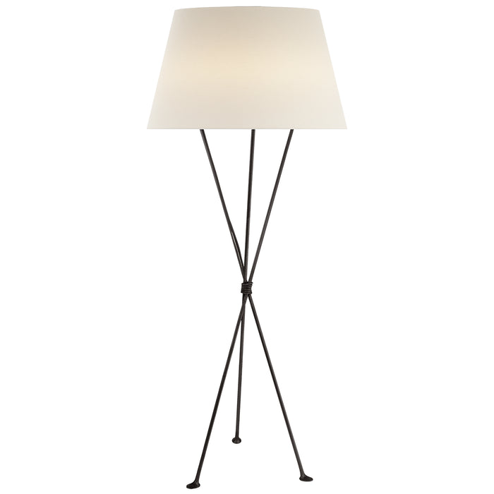 Visual Comfort Signature ARN 1027AI-L One Light Floor Lamp, Aged Iron