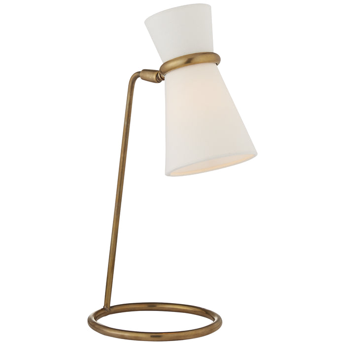 Visual Comfort Signature ARN 3003HAB-L One Light Table Lamp, Hand-Rubbed Antique Brass