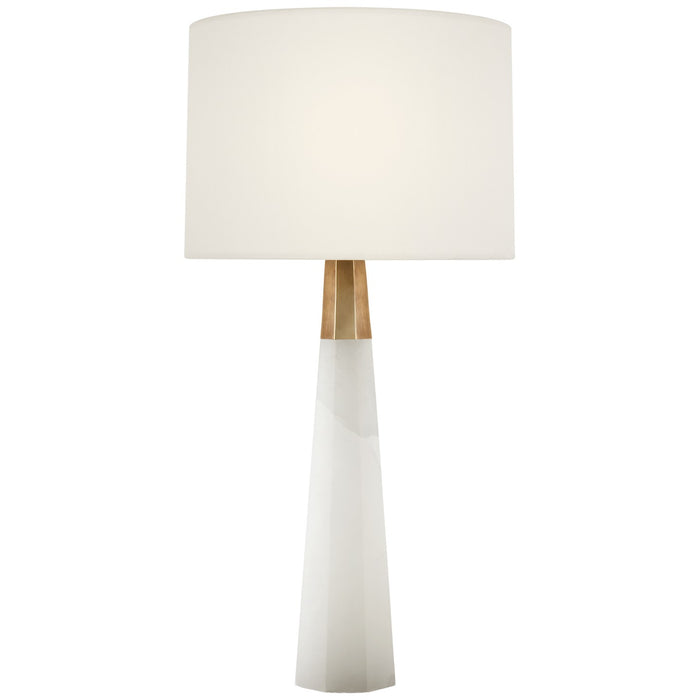Visual Comfort Signature ARN 3026ALB-L Two Light Table Lamp, Alabaster