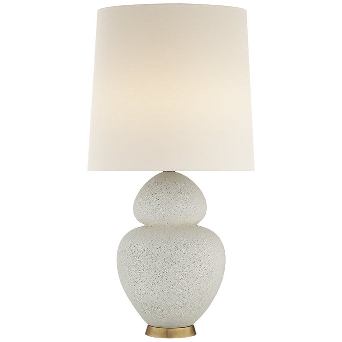 Visual Comfort Signature ARN 3622CHW-L Two Light Table Lamp, Chalk White