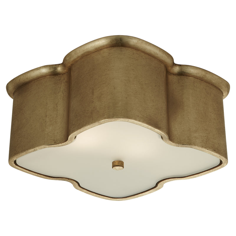 Visual Comfort Signature ARN 4041G Two Light Flush Mount, Gild