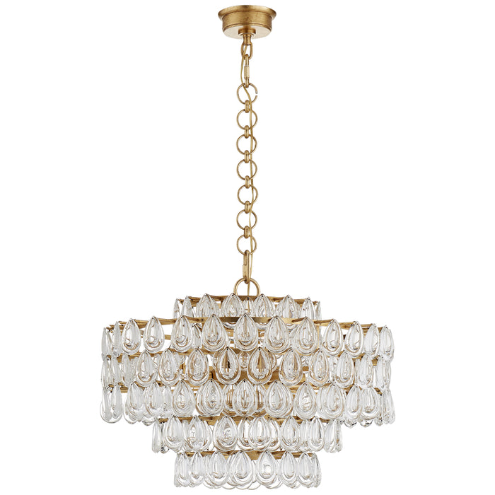 Visual Comfort Signature ARN 5173G-CG 12 Light Chandelier, Gild